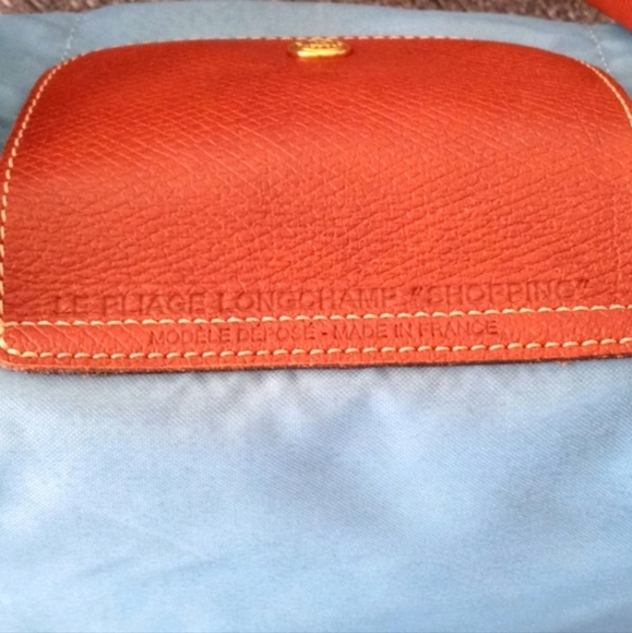 🐎VTG Longchamp🐎 - Le Pliage Small Long Handle "Shopping" - Picture 7 of 16